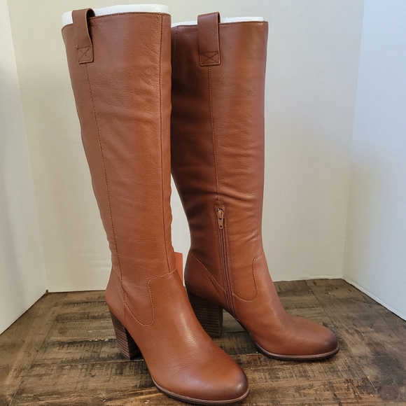 Gianni Bini Shoes - Gianni bini opu-lence garnet brown women's to the knee boots size 9.5